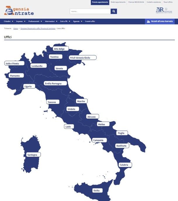 Uffici Agenzia delle Entrate