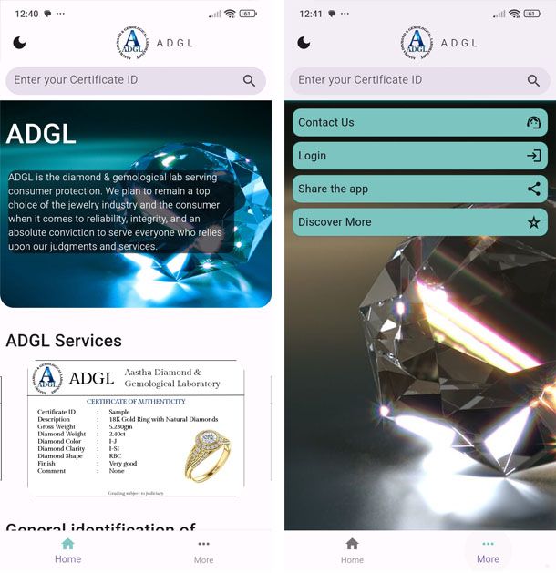 ADGL: Diamond Reports Anywhere