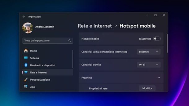 Hotspot Windows 11