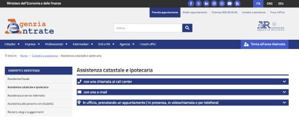 Assistenza catastale