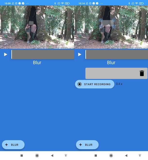 oscurare volti video