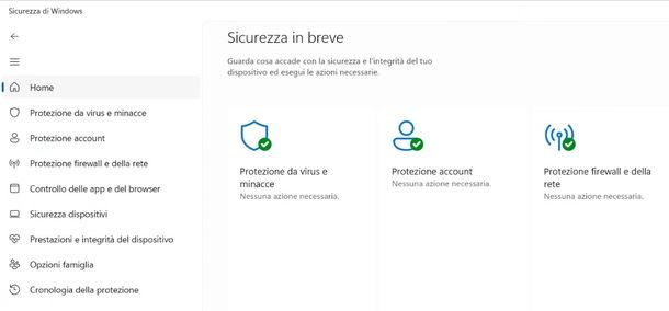 Sicurezza di Windows