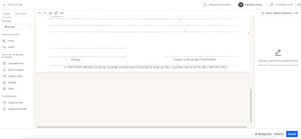 modulo invio fax Dropbox