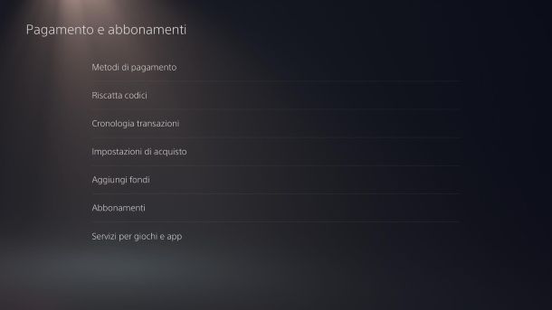 Come aggiungere fondi al portafoglio PS5
