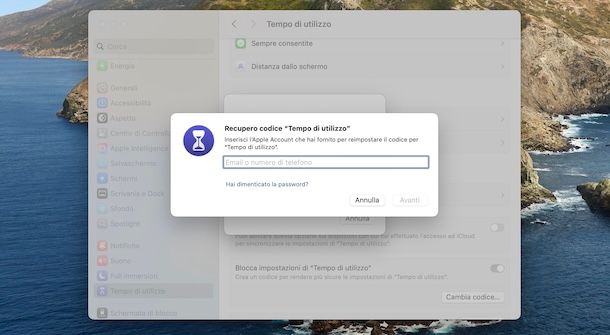 Recuperare password Apple da Mac