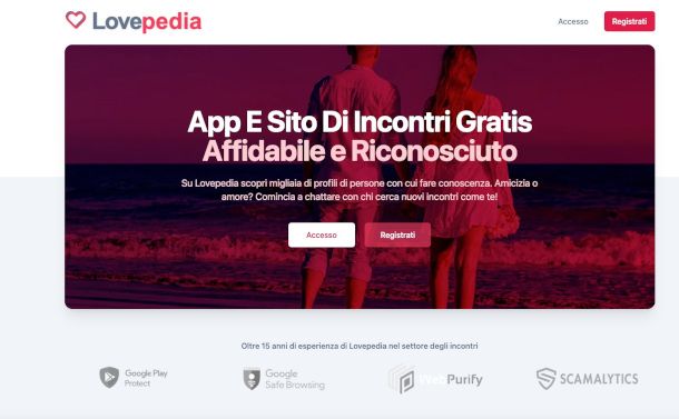 home page Lovepedia