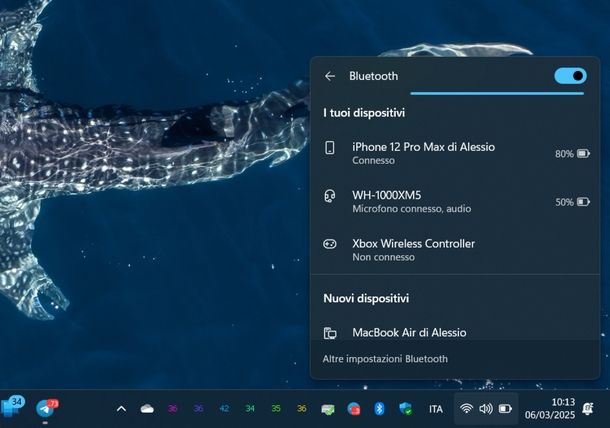 Connettere cuffie Bluetooth Sony PC