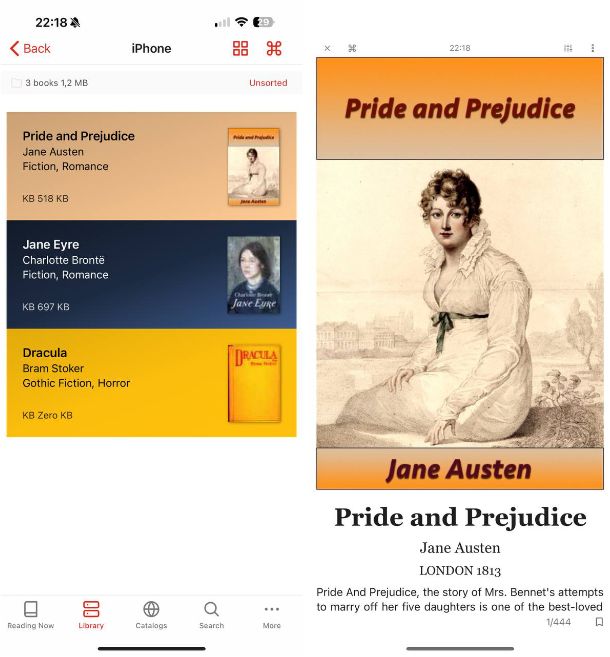 Altre app per aprire ePub su iPhone e iPad