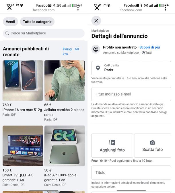 Facebook Marketplace