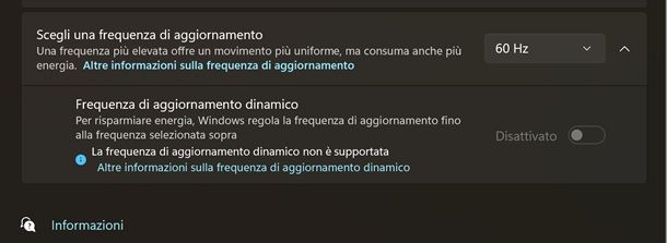 refresh rate dinamico windows