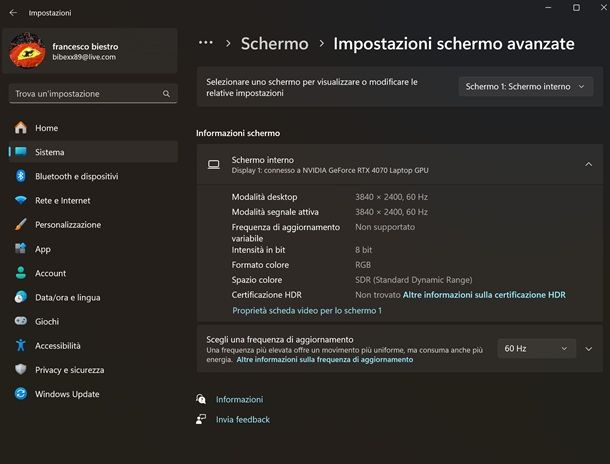 hz monitor windows