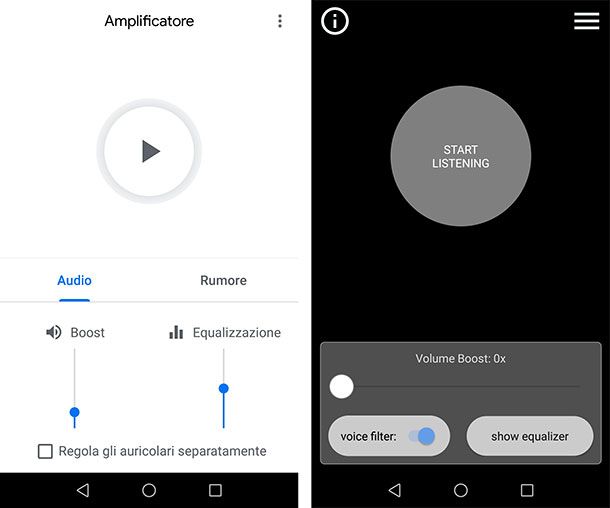 Altre app per ascoltare a distanza