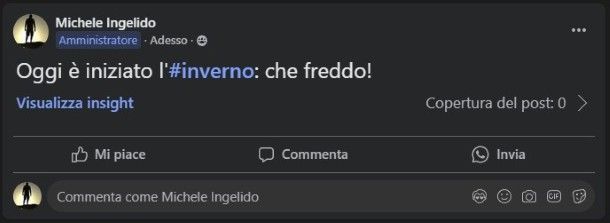 Post Facebook