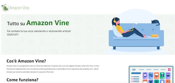 pagina Web Amazon Vine
