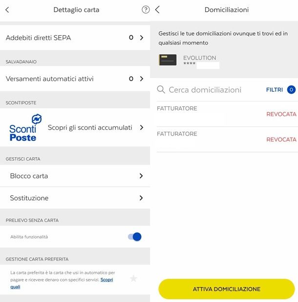 Come annullare gli addebiti automatici SEPA di Poste Italiane