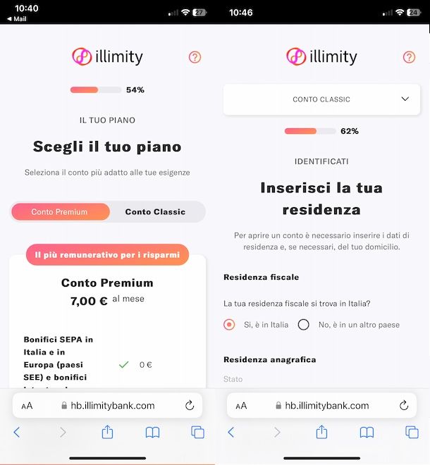 Aprire conto illimity