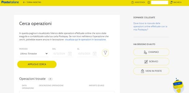 La procedura su come annullare un bollettino online di Poste Italiane