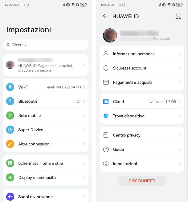 Operazioni preliminari