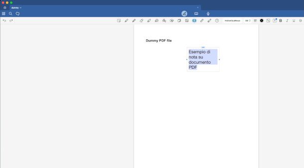 interfaccia Goodnotes