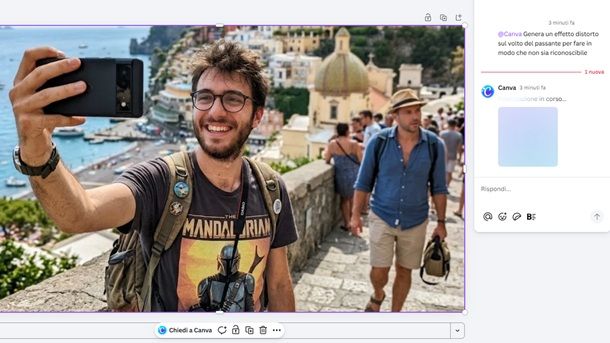 Come oscurare i volti nelle foto con Canva