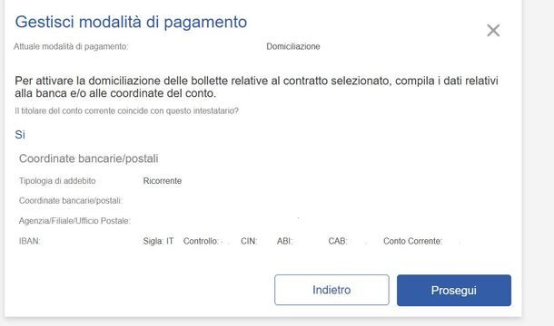 Addebito CC Hera