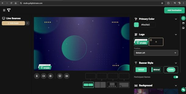 interfaccia Lightstream