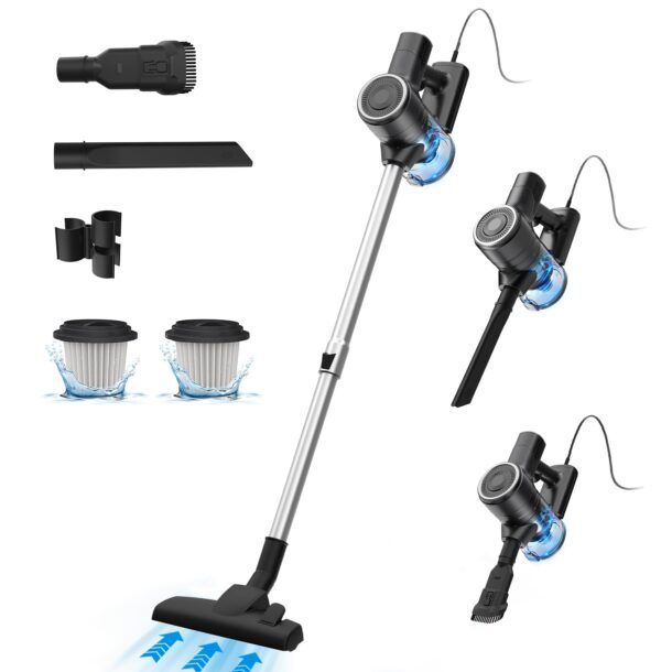 SOWTECH Aspirapolvere Con Filo Leggero 1,5 Kg - 6,9 M Cavo, Per Pavimenti Dur I E Peli Animali