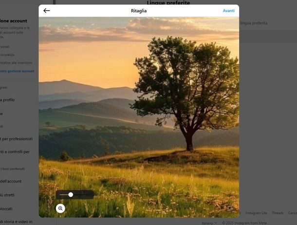 Zoom Instagram computer