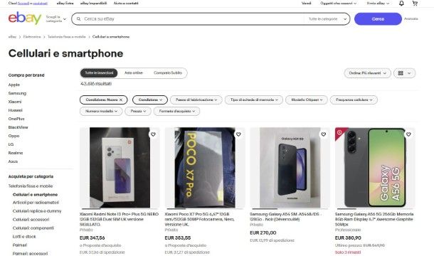 Smartphone eBay