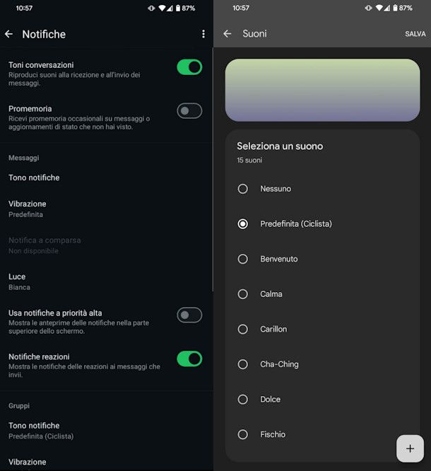 Notifiche Android