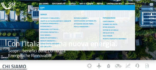 Portale GSE