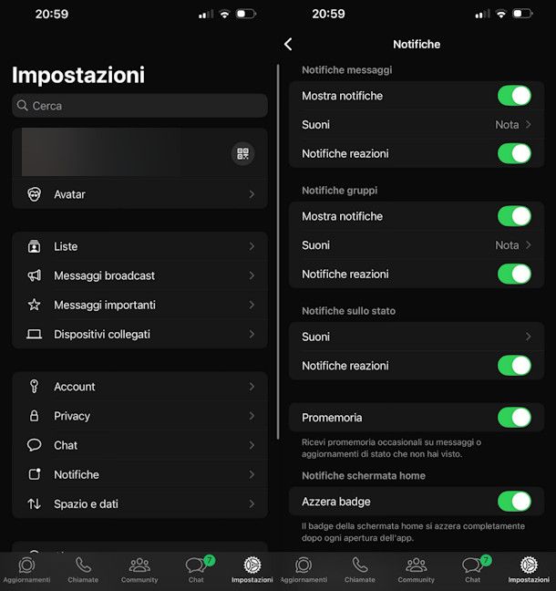 Notifiche su iOS