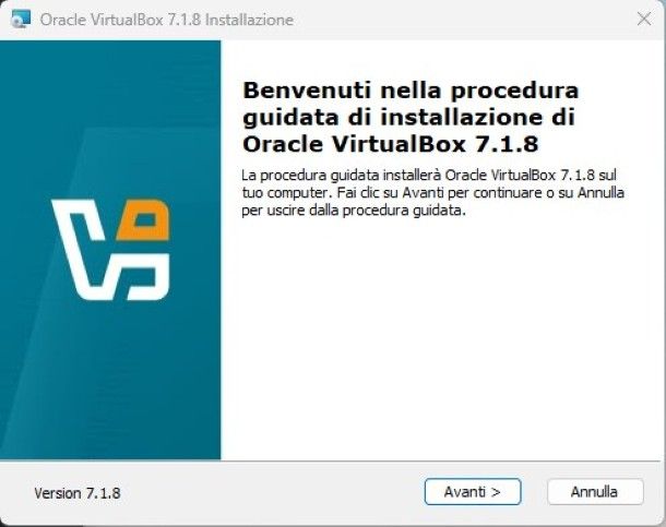VirtualBox installer