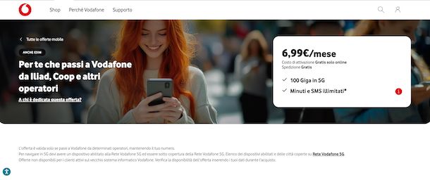 Offerte cellulari Vodafone