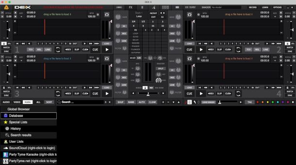 interfaccia DEK 4 Pro