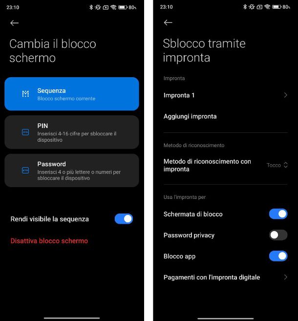 Come sbloccare un telefono Xiaomi con la password