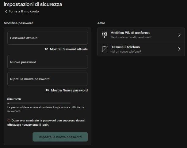 Sicurezza N26