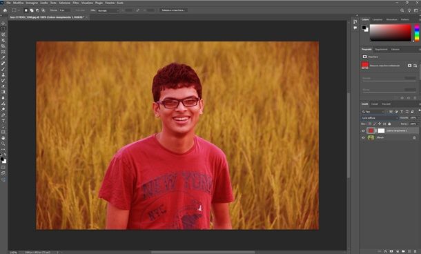 photoshop colorare