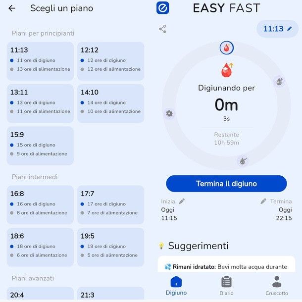 App per dieta