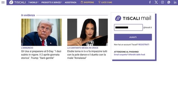 Tiscali Webmail