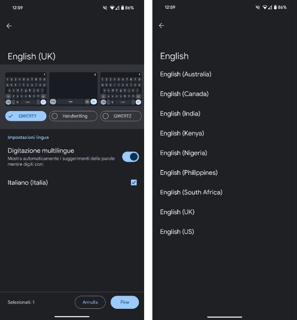 Come personalizzare tastiera Android