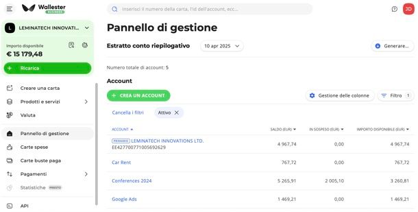 Wallester Business