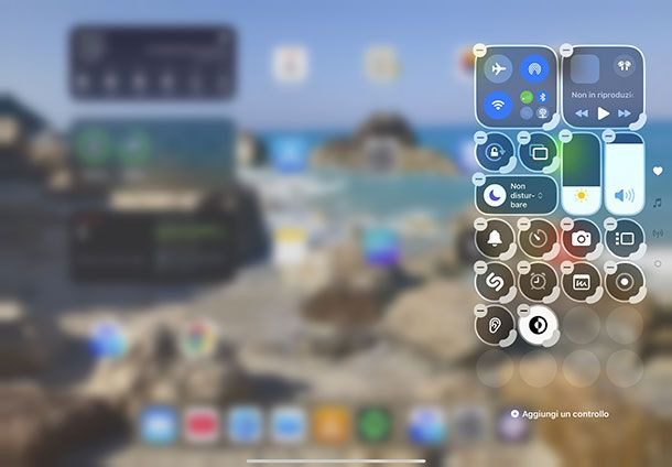 Come personalizzare Centro di Controllo iPad