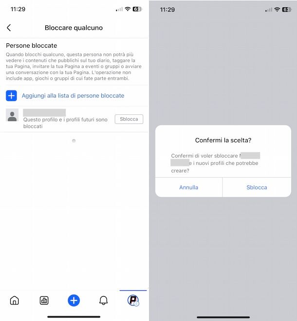 Togliere ban da una pagina Facebook
