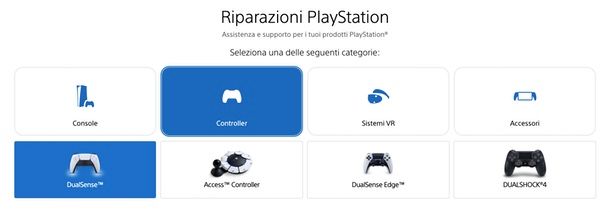 Riparazioni PlayStation controller