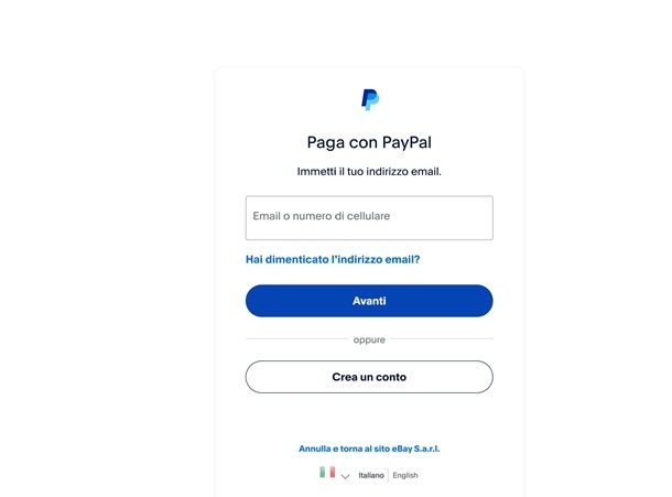 paga con PayPal ebay