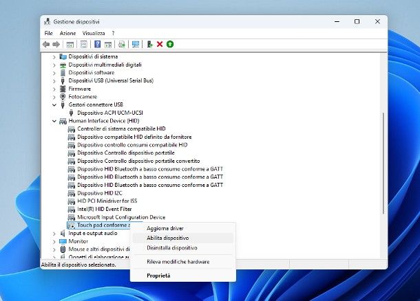 Controllare lo stato e i driver del controller USB