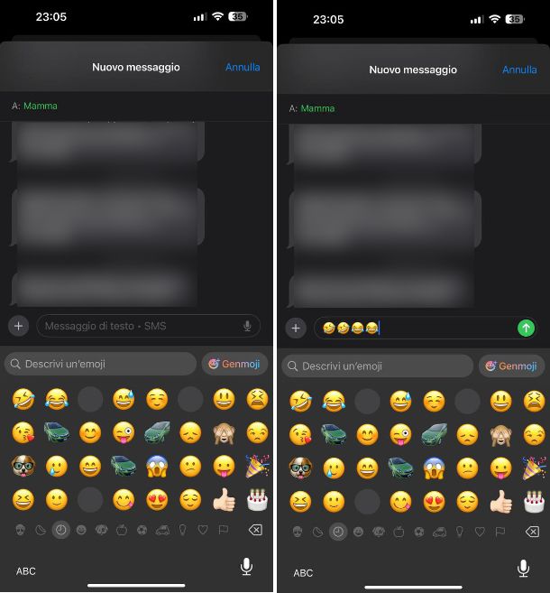 Come fare le faccine sulla tastiera dell'iPhone