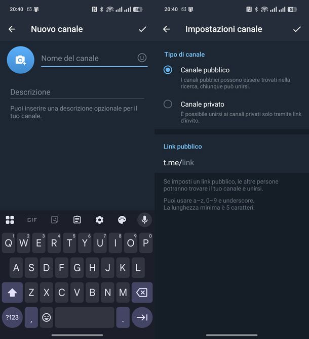 canale Telegram