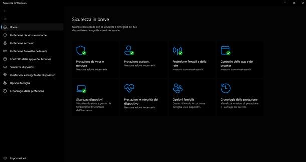 sicurezza di windows